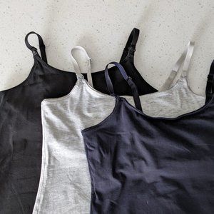 Nursing/pumping tanks & bras